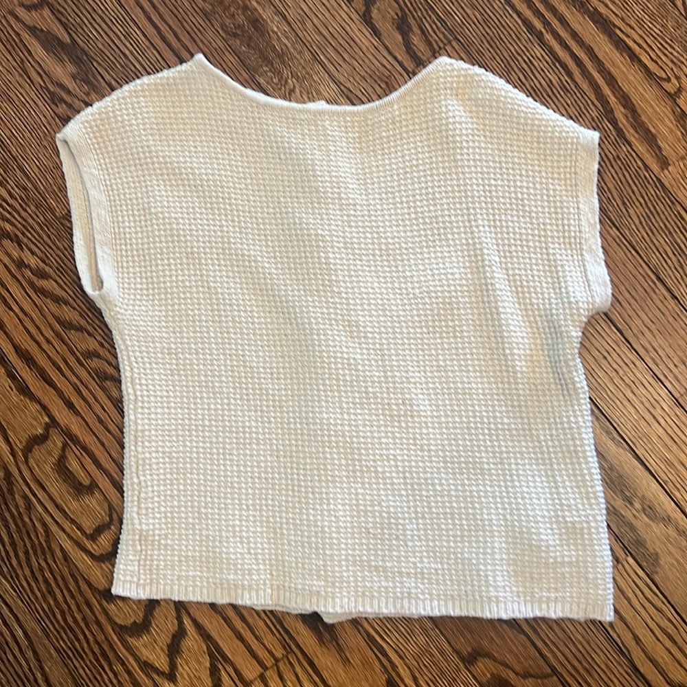 Madewell Cream Knit Crew Neck Sweater